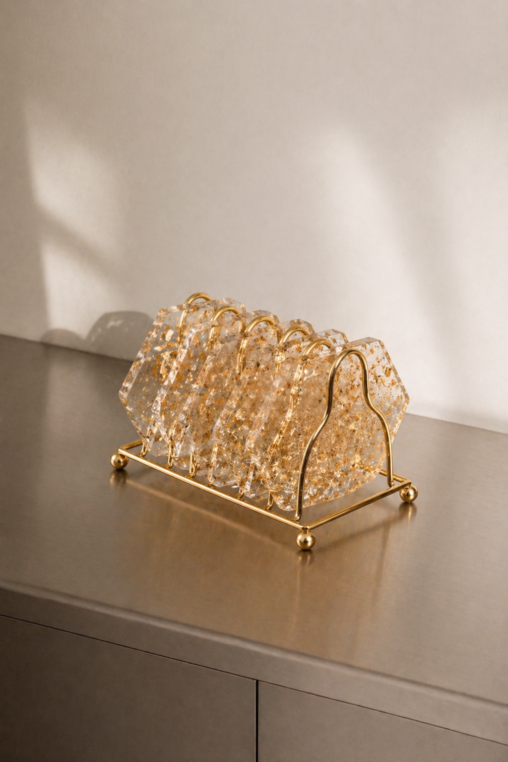 Gold Coaster Set