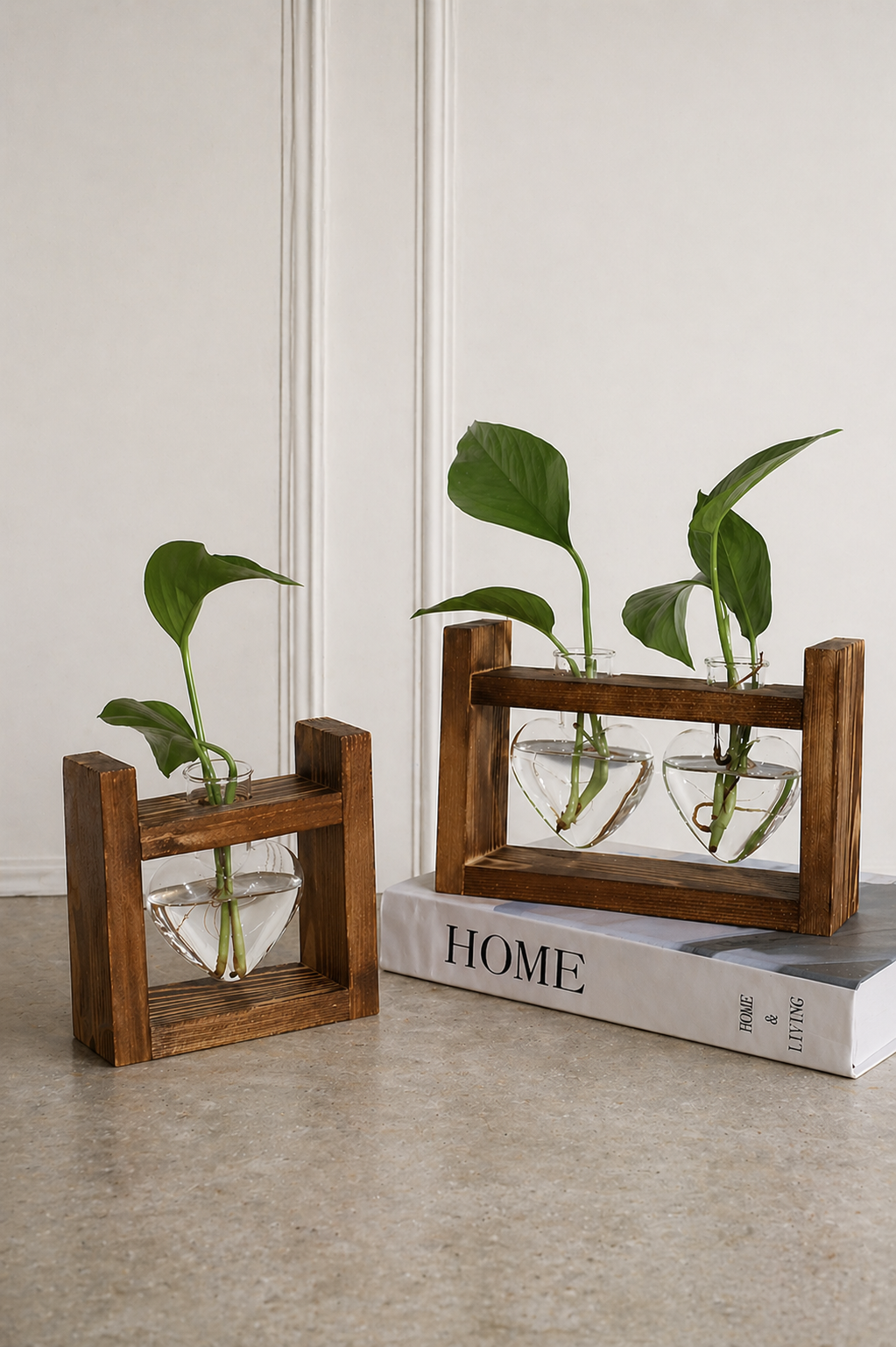 Lila Heart Vase