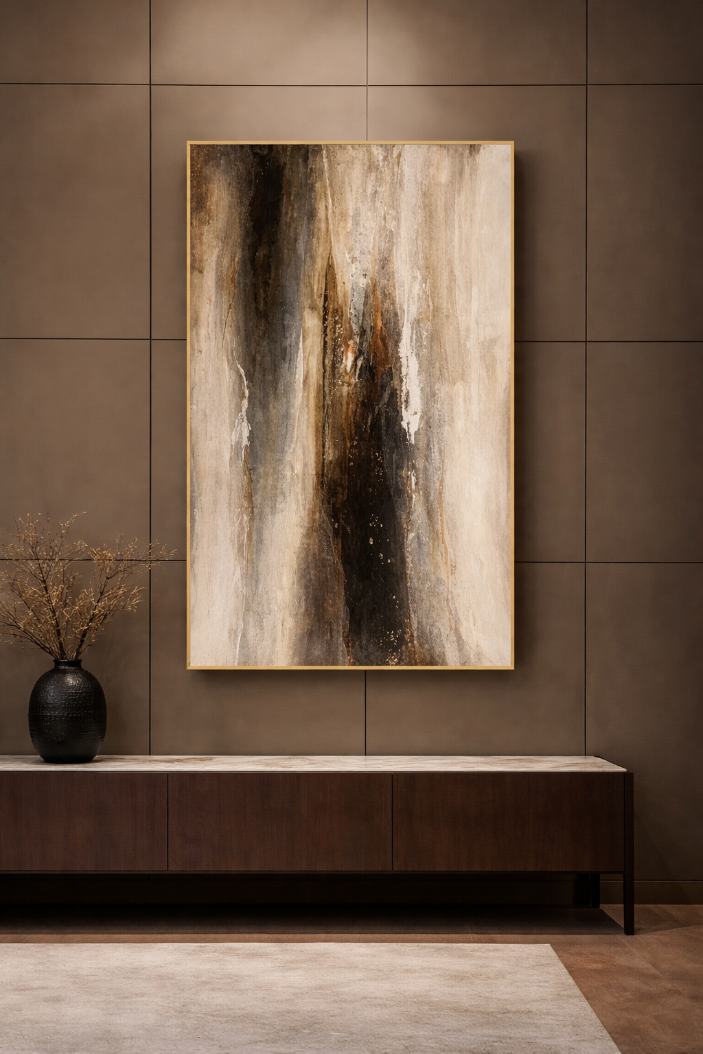 Muted Earth Oil Painting