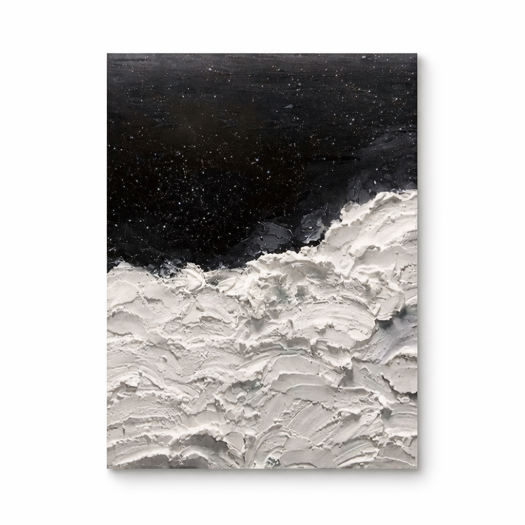 Textural Divide Oil Painting