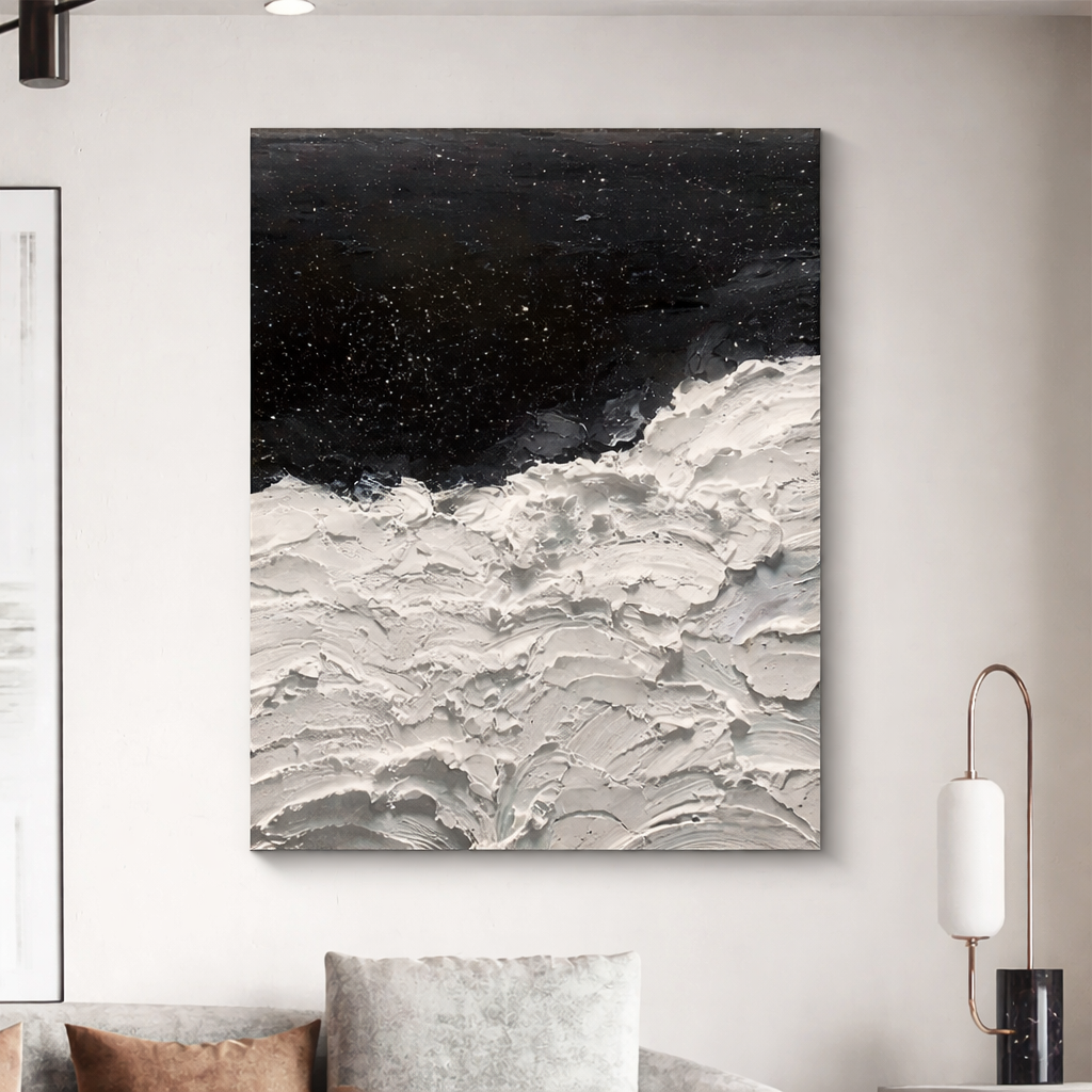 Textural Divide Oil Painting