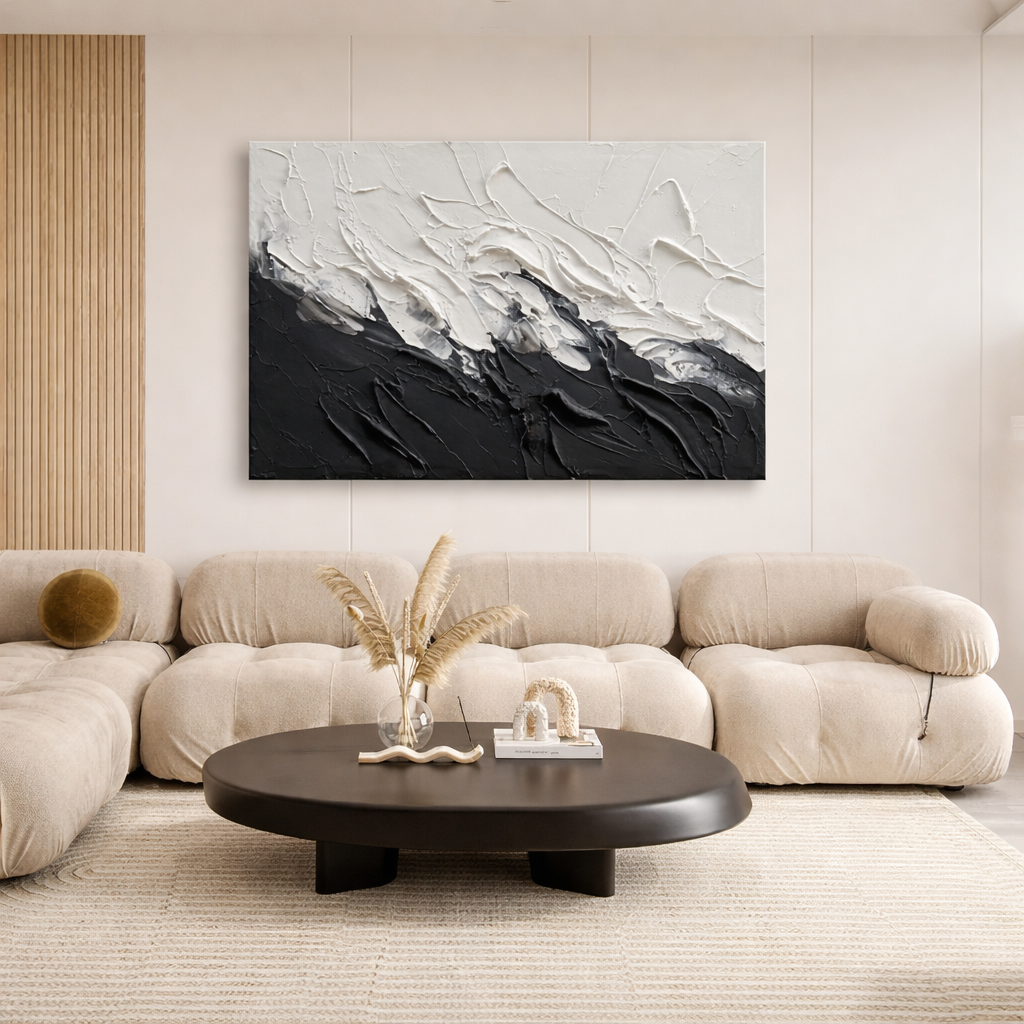 Tectonic Shift Oil Painting