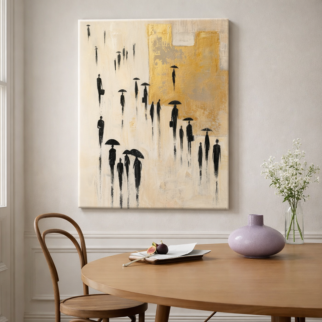 Sand Veil Oil Painting