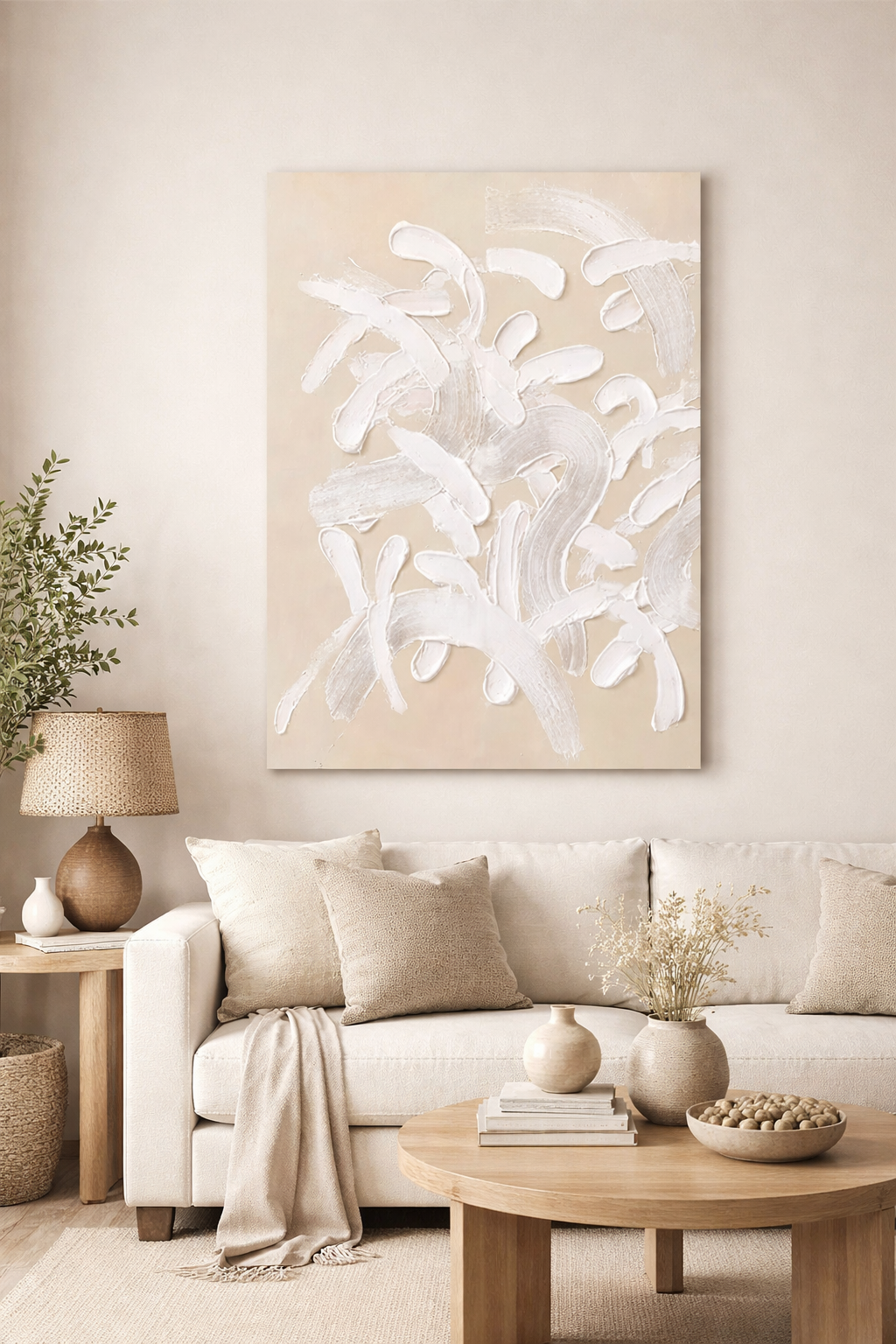 Sculpted Calm Oil Painting