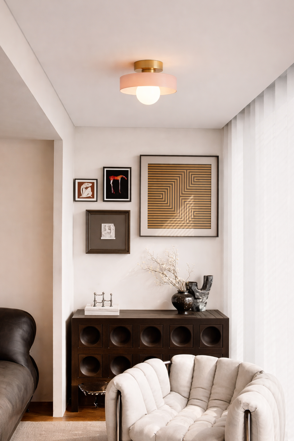 Kaze Semi Flush Mount