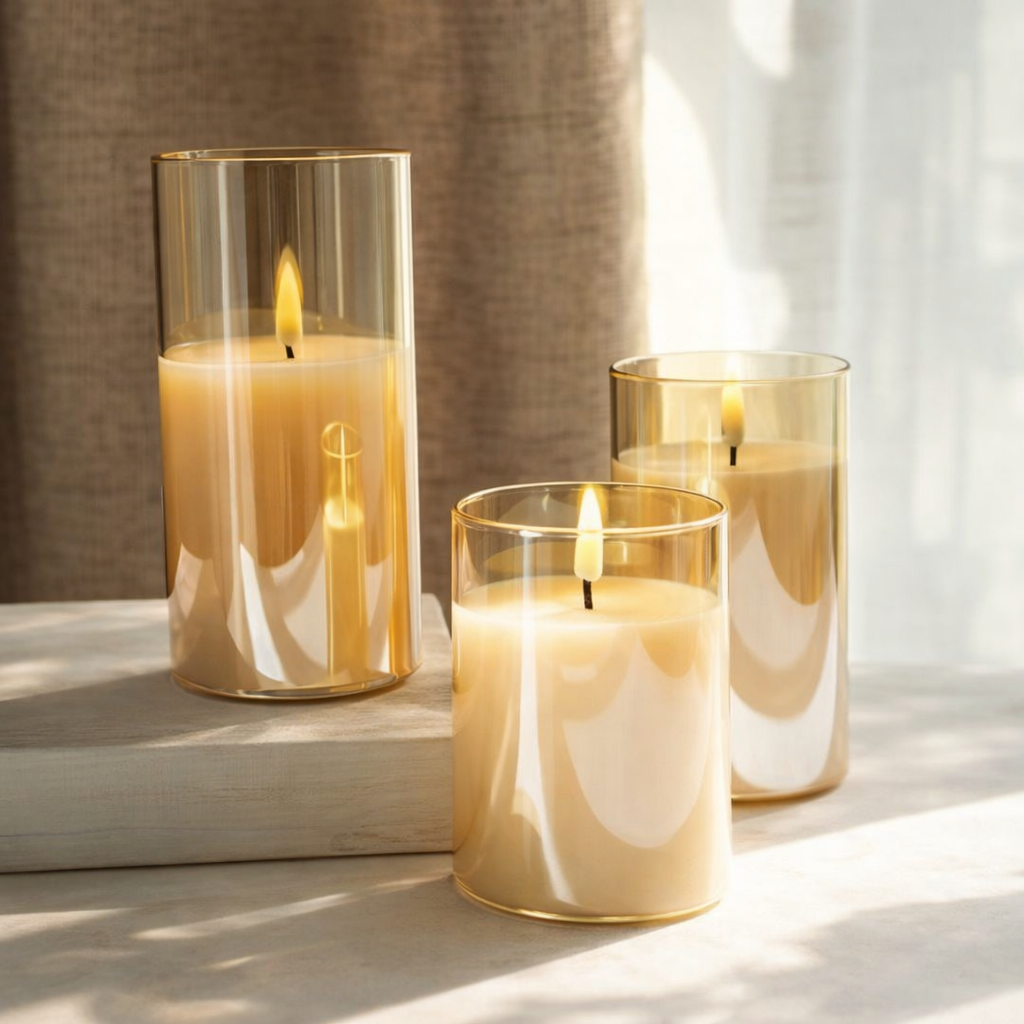 Flameless Candle Trio