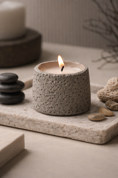 Cement Candle